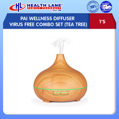 PAI WELLNESS DIFFUSER VIRUS FREE COMBO SET (TEA TREE)